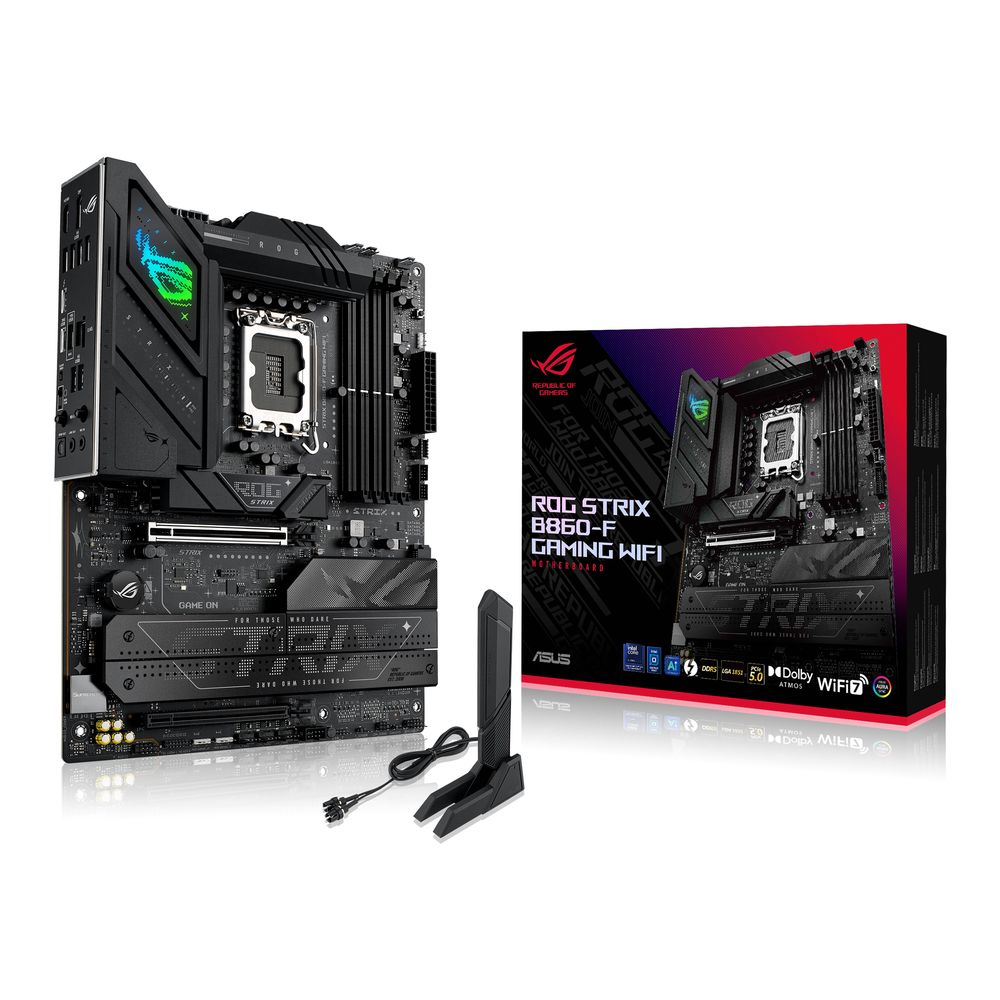 Intel B860 Chipset 搭載 ATX マザーボード「ROG STRIX B860-F