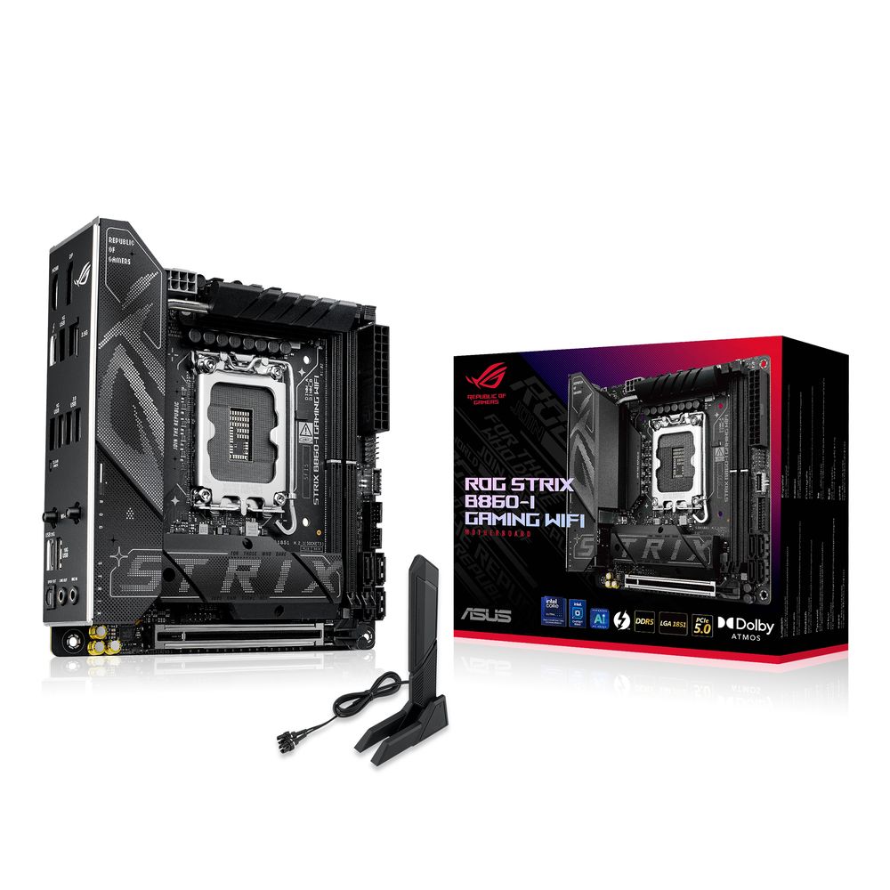 Intel B860 Chipset 搭載 Mini-ITX マザーボード「ROG STRIX
