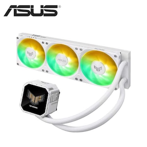 ASUS�b�G�C�X�[�X�bASUS  TUF Gaming LC III 360 ARGB LCD White Edition �I�[���C�������ȈՐ���CPU�N�[���[ (�t���J���[LCD�AARGB�g���v���t�@��)�bTUF GAMING LC III 360 ARGB LCD WHT