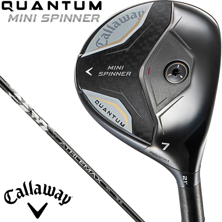 QUANTUM MINI SPINNER フェアウェイウッド W#7 ロフト角21°(ATHLEMAX