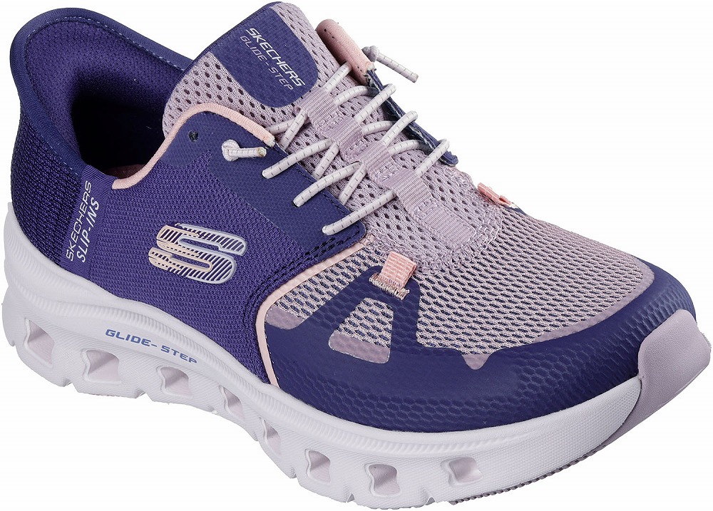 りみ SKECHERS GOWALK スリップインズ　パープル　レディース SKECHERS スケッチャーズ レディース スリップインズ スニーカー