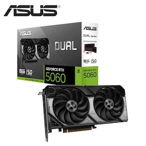 ASUS�b�G�C�X�[�X�bASUS DUAL GeForce RTX 5060 8GB GDDR7 OC Edition / PCI Express 5.0 �O���t�B�b�N�X�{�[�h�bDUAL-RTX5060-O8G