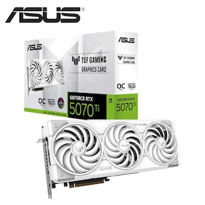 ASUS�b�G�C�X�[�X�bASUS NVIDIA GeForce RTX 5070 Ti �z���C�g�J���[�g���v���t�@������ �I�[�o�[�N���b�N �O���t�B�b�N�{�[�h�bTUF-RTX5070TI-O16G-WHITE-GAMING