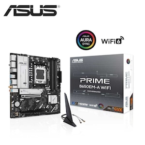 ASUS�b�G�C�X�[�X�bASUS PRIME Socket AM5 AMD B650 MicroATX WiFi+Bluetooth���W���[���t�� �}�U�[�{�[�h�bPRIME B650EM-A WIFI