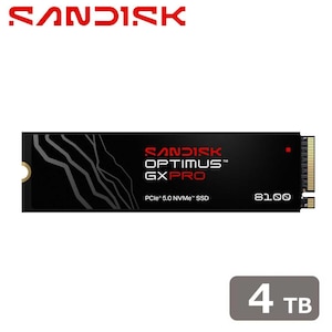 SANDISK�b�T���f�B�X�N�bSANDISK Optimus GX PRO 8100 NVMe ����SSD - 4TB�bSDSP82400TAN-000E0