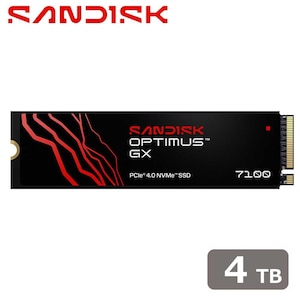 SANDISK�b�T���f�B�X�N�bSANDISK Optimus GX 7100 NVMe ����SSD - 4TB�bSDSP71400TAN-000E0