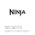 ＮＩＮＪＡ｜コードレスミキサー　ホワイト｜BC151JWH