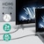 AUKEY�bHDMI�P�[�u�� [HDMI to HDMI] 2m �i�u���b�N/���b�h 2�{�g�݁j�bCB-H01-BKRD