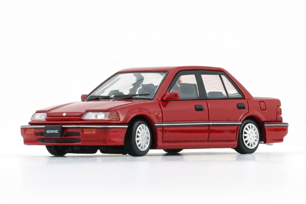 再生産】1/64 ホンダ シビック EF2 1991 レッド(LHD)【64B0401