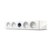 KEF�bKEF �t���b�O�V�b�v�E�Z���^�[�X�s�[�J�[�i�n�C�O���X�E�E�z���C�g�E�u���[�j1�{�bREFERENCE-4META-WB