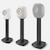 KEF�bLS-LUXE2�p�t���A�X�^���h�E�X���[�g�O���[�i�y�A�j�bS-LUXE-F-STD-S-GREY(�߱)