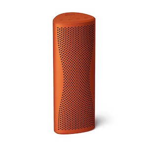 KEF�b�h�o�h���Ή��|�[�^�u��Bluetooth�X�s�[�J�[(�I�����W�E���[��)�bMUO-ORANGE-MOON