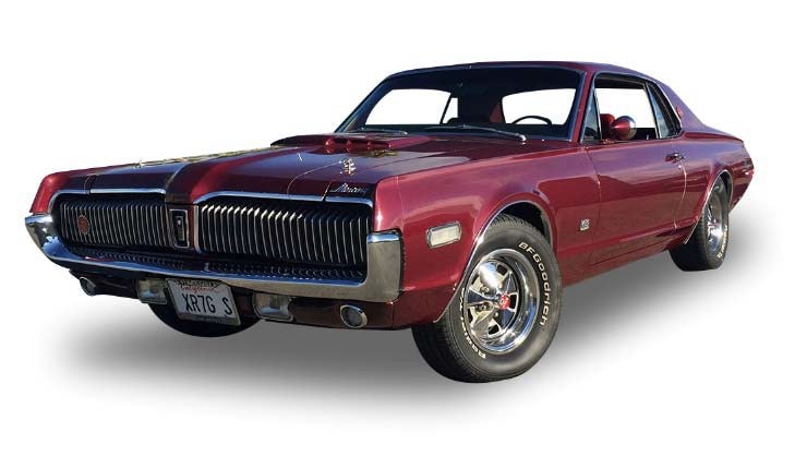 1/18 マーキュリー クーガー XR7G 1968 ブラックチェリー【1574