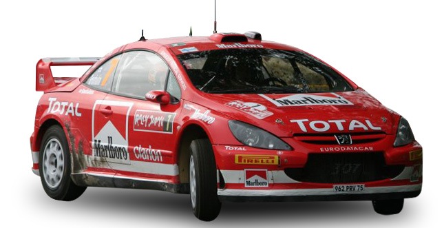 1/18 プジョー 307 WRC 2005年 ラリージャパン 優勝【4679