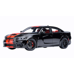 �I�[�g�A�[�g�b1/18 �_�b�W �`���[�W���[ SRT �w���L���b�g ���b�h�A�C �W�F�C���u���C�N�i�u���b�N�^�I�����W�E�X�g���C�v ��PITCH BLACK���j�y71754�z�bAUTO 71754 �ޯ�� ����ެ� �ٷ��� ��ׯ�