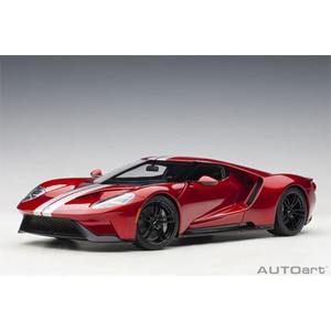 �I�[�g�A�[�g�b1/18 �t�H�[�h GT 2017 �i���^���b�N�E���b�h�^�V���o�[�E�X�g���C�v�j�y72943�z�bAUTO 72943 ̫���GT2017 گ�޼��ް