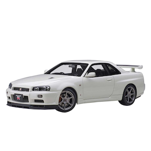 �I�[�g�A�[�g�b�y�Đ��Y�z1/18 ���Y �X�J�C���C�� GT-R �iR34�j V�X�y�b�N II �i�z���C�g�p�[���j�y77406�z�bAUTO 77406 ���ײ�GT-R V��߯�II �ܲ�
