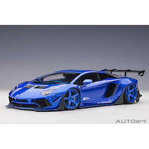 1/18 リバティーウォーク LB-WORKS ランボルギーニ アヴェンタドール リミテッドエディション （ハイパー・ブルー）【79183】