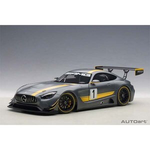 �I�[�g�A�[�g�b1/18 �����Z�f�X�EAMG GT3 �v���[���e�[�V�����J�[ �i�O���[/�C�G���[�E�X�g���C�v�j�y81530�z�bAa 81530 �پ�޽AMG GT3 ��ھ��ð��ݶ�