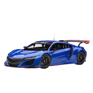 1/18 ホンダ NSX GT3 2018 （ハイパー・ブルー）※開閉無【81896】【パッケージ不良】【開梱品・未使用】