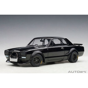 1/18 日産 スカイライン GT-R （KPGC10） レーシング 1972 （ブラック）【87278】【在庫処分】