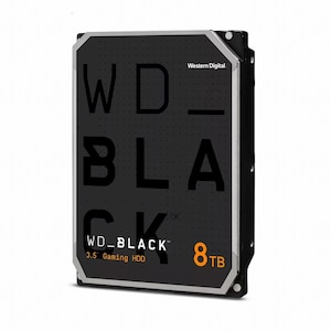 Western Digital｜ウエスタンデジタル｜3.5インチ内蔵ハードディスク WD BLACK 3.5 ゲーミング用 ハードディスクドライブ 8TB｜WD8002FZBX