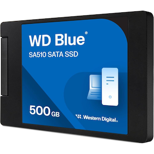 Western Digital｜ウエスタンデジタル｜WD Blue SA510 SATA 内蔵SSD 2.5インチ 7mm 500GB｜WDS500G3B0A