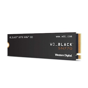 Western Digital｜ウエスタンデジタル｜WD BLACK SN770 NVMe SSD 2TB M.2 内蔵SSD Read5150MB/s Write4900MB/s メーカー5年保証｜WDS200T3X0E