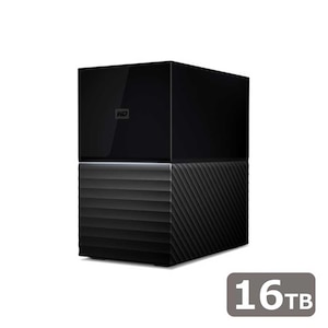 Western Digital｜ウエスタンデジタル｜My Book Duo（2021EX） USB 3.2 Gen 1対応 外付けRAIDハードディスク 16TB｜WDBFBE0160JBK-JEEX