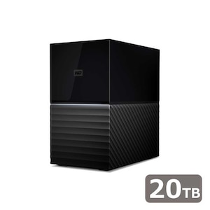 Western Digital｜ウエスタンデジタル｜My Book Duo（2021EX） USB 3.2 Gen 1対応 外付けRAIDハードディスク 20TB｜WDBFBE0200JBK-JEEX