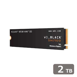 Western Digital｜ウエスタンデジタル｜WD BLACK SN7100 シリーズ ゲーミング向け M.2 2280 NVMe接続SSD 2TB｜WDS200T4X0E
