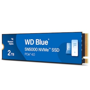 Western Digital｜ウエスタンデジタル｜WD Blue SN5000 シリーズ M.2 PCIe Gen4 NVMe接続 SSD (2TB)｜WDS200T4B0E