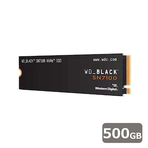 Western Digital｜ウエスタンデジタル｜WD BLACK SN7100 シリーズ ゲーミング向け M.2 2280 NVMe接続SSD 500GB｜WDS500G4X0E