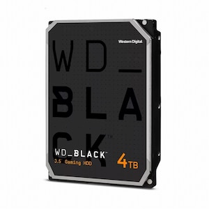 Western Digital｜ウエスタンデジタル｜3.5インチ内蔵ハードディスク WD BLACK 3.5 ゲーミング用 ハードディスクドライブ 4TB｜WD4006FZBX