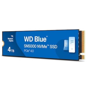 Western Digital｜ウエスタンデジタル｜WD Blue SN5000 シリーズ M.2 PCIe Gen4 NVMe接続 SSD (4TB)｜WDS400T4B0E