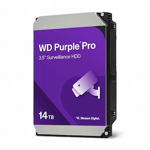 Western Digital｜ウエスタンデジタル｜3.5インチ内蔵ハードディスク WD Purple Pro スマートビデオ用 ハードディスクドライブ 14TB｜WD142PURP