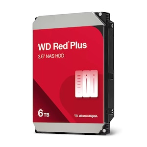 Western Digital｜ウエスタンデジタル｜WD Red Plus NAS向け SATA3 6Gbps(SATA6G) 3.5インチ内蔵ハードディスク 6TB｜WD60EFPX
