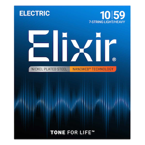 �G���N�T�[�b�G���L�M�^�[���i7-string/Light Heavy/.010-.059�j�b12074(ELIXIR)