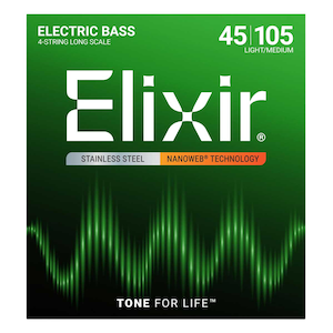 �G���N�T�[�b�G���L�x�[�X���i4-String Light/Medium, Long Scale/.045 -.105�j�b14677(ELIXIR)