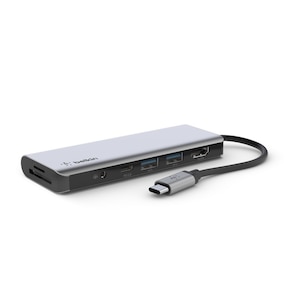 BELKIN｜USB-C 7-in-1 マルチポートアダプター｜AVC009BTSGY