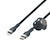 BELKIN�bBOOST��CHARGE PRO Flex���C�g�j���O to USB-C�P�[�u�� 1m�i�u���[�j�bCAA011BT1MBL
