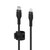 BELKIN｜BOOST↑CHARGE　PRO Flex　USB-C to Lightning 高耐久編込シリコンケーブル 2m　(ブラック)｜CAA011BT2MBK