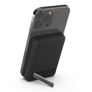 BELKIN｜MagSafe対応 磁気ワイヤレスモバイルバッテリー 5000mAh(ブラック)｜BPD004BTBK