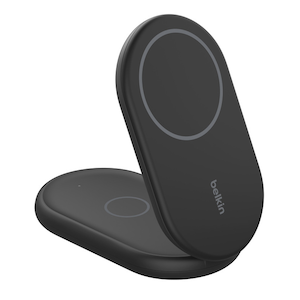BELKIN�bBOOST��CHARGE Qi2 2-in-1 �܂肽���ݎ����C�����X�[�d��i�u���b�N�j�bWIZ028QCBK