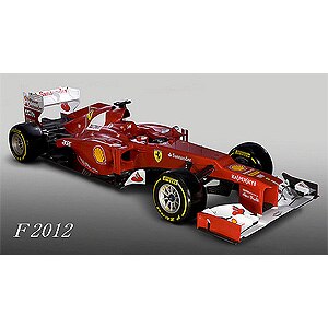 1/18 フェラーリ F2012 F.アロンソ（ドライバー無し）【MT5484X 
