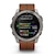 �K�[�~���bfenix 8 Sapphire AMOLED 51mm Ti / Chestnut Leather Band�@�ySuica�Ή��z�X�}�[�g�E�H�b�`�b010-02905-81