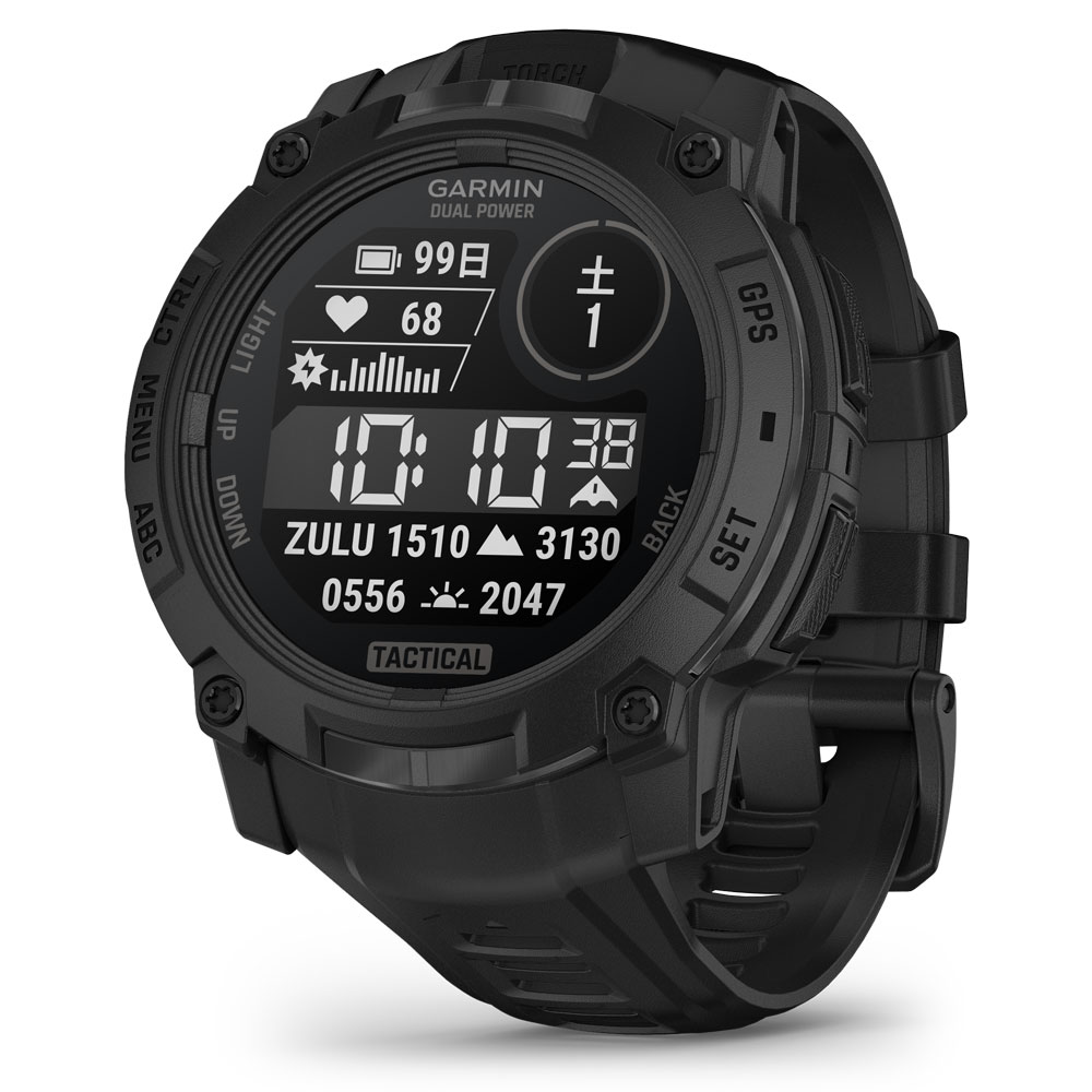 ガーミン instinct3 dual power tactical 45mm ガーミン GARMIN Instinct 3 Tactical Dual Power 45mm