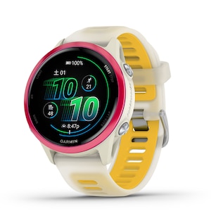 �K�[�~���bForerunner 570 42mm Raspberry/Mango�ySuica�Ή��z�X�}�[�g�E�H�b�`�b010-02970-32