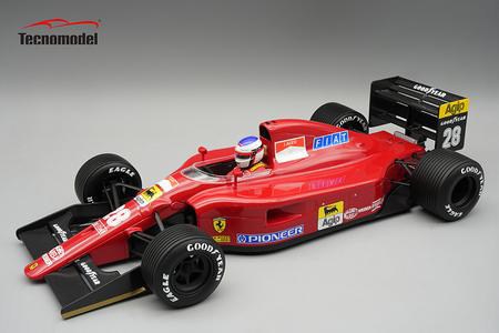 1/18 フェラーリ 642 1991 F1 イギリスGP #28 レインタイヤ車