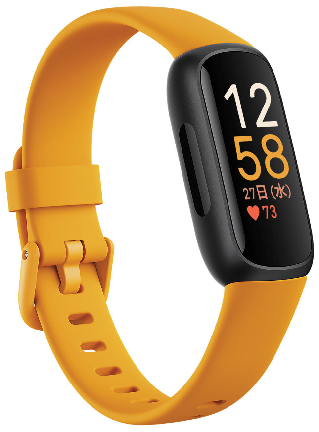 Fitbit Inspire 3 フィットネストラッカー Morning Glow/Black ...